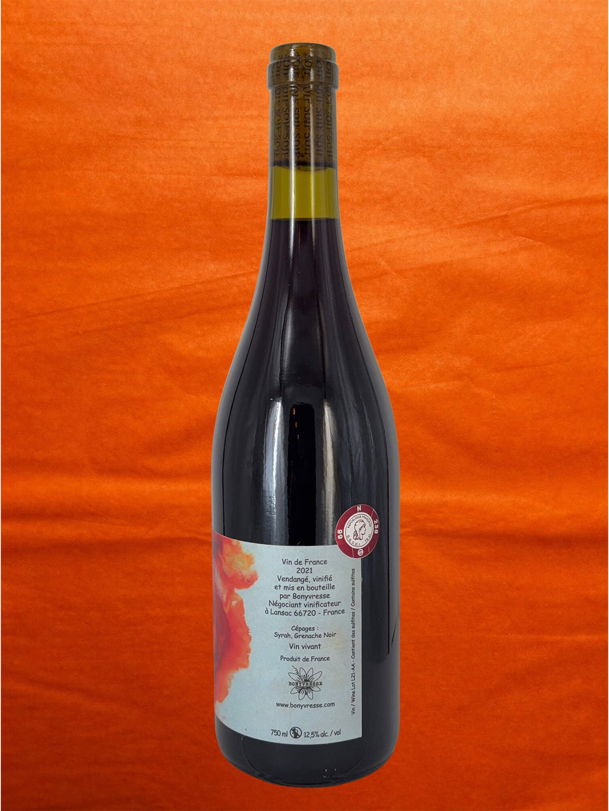 Bonyvresse 2021 Les Allers À back label