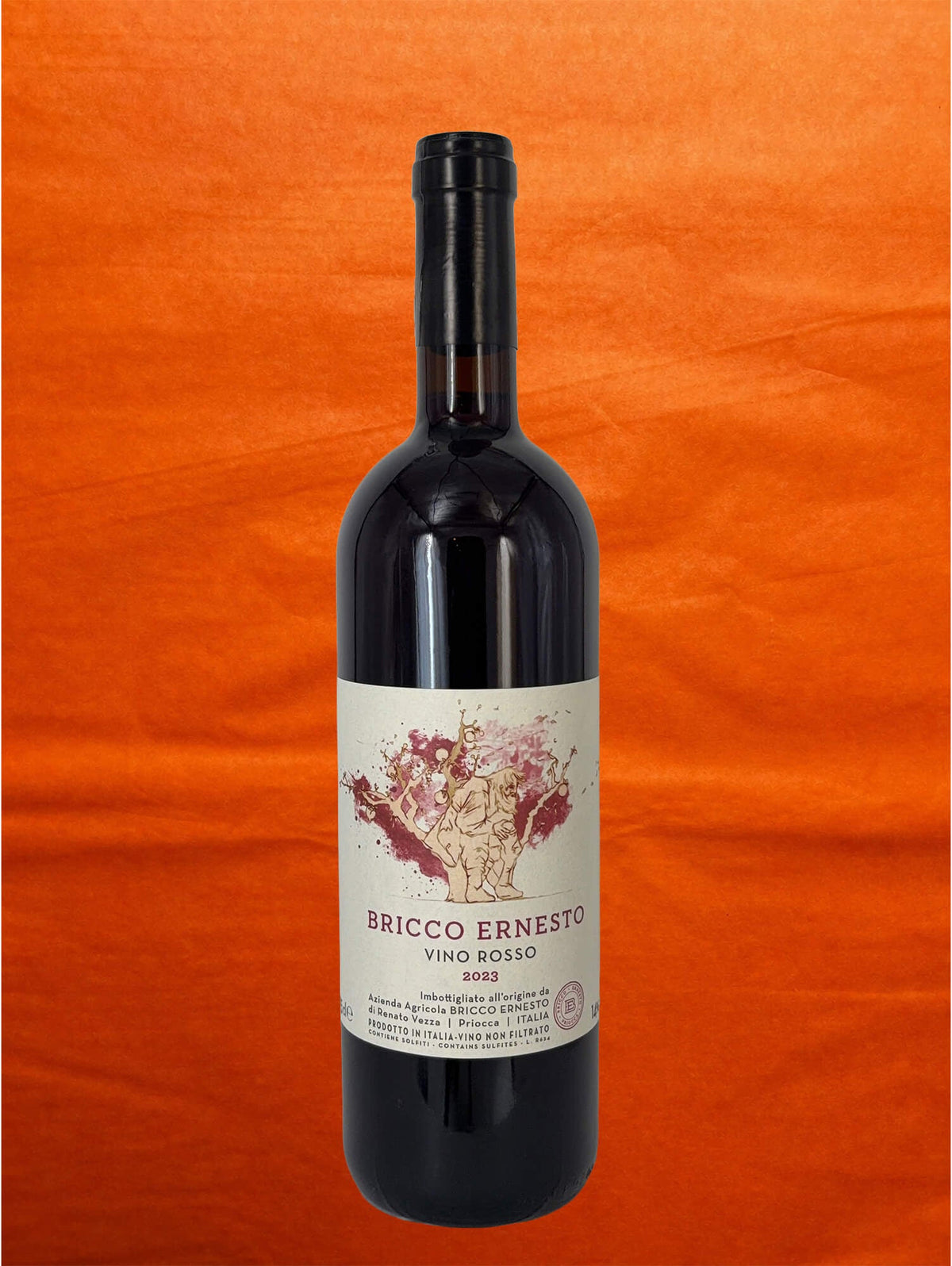 Bricco Ernesto 2023 Vino Rosso front label