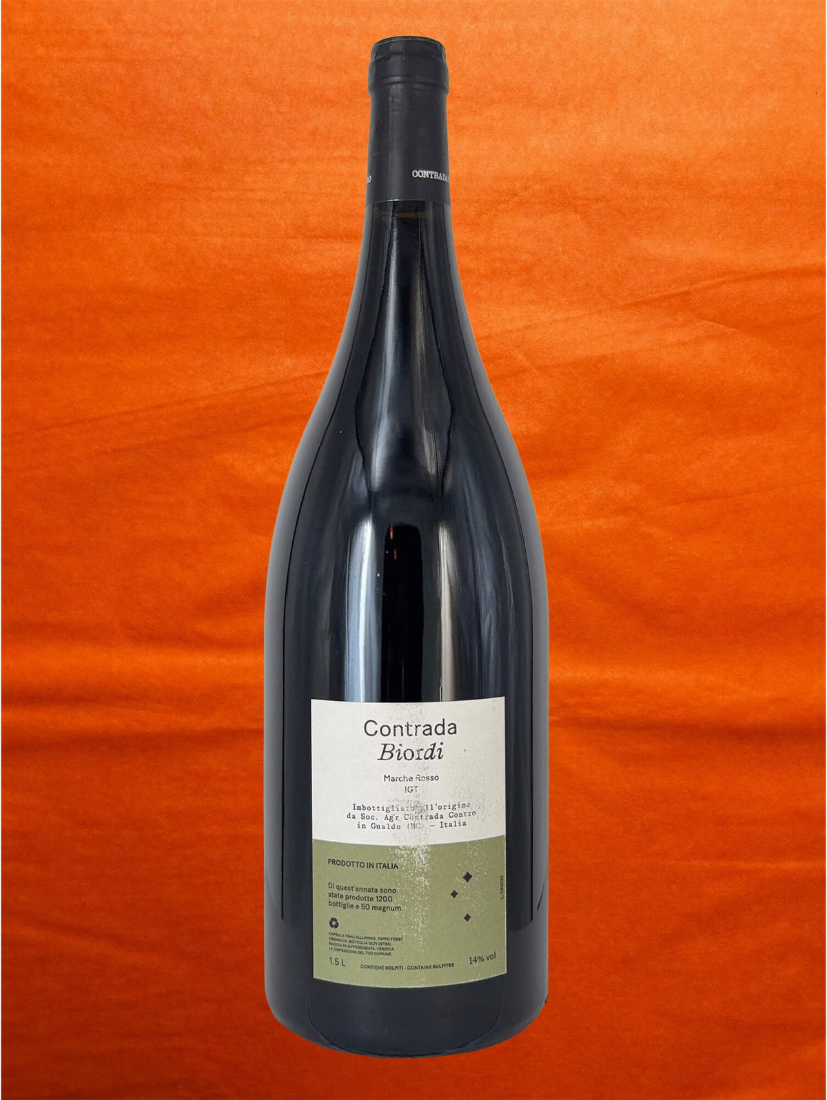 Contrada Contro 2022 Contrada Biordi MAGNUM 1,5L back label