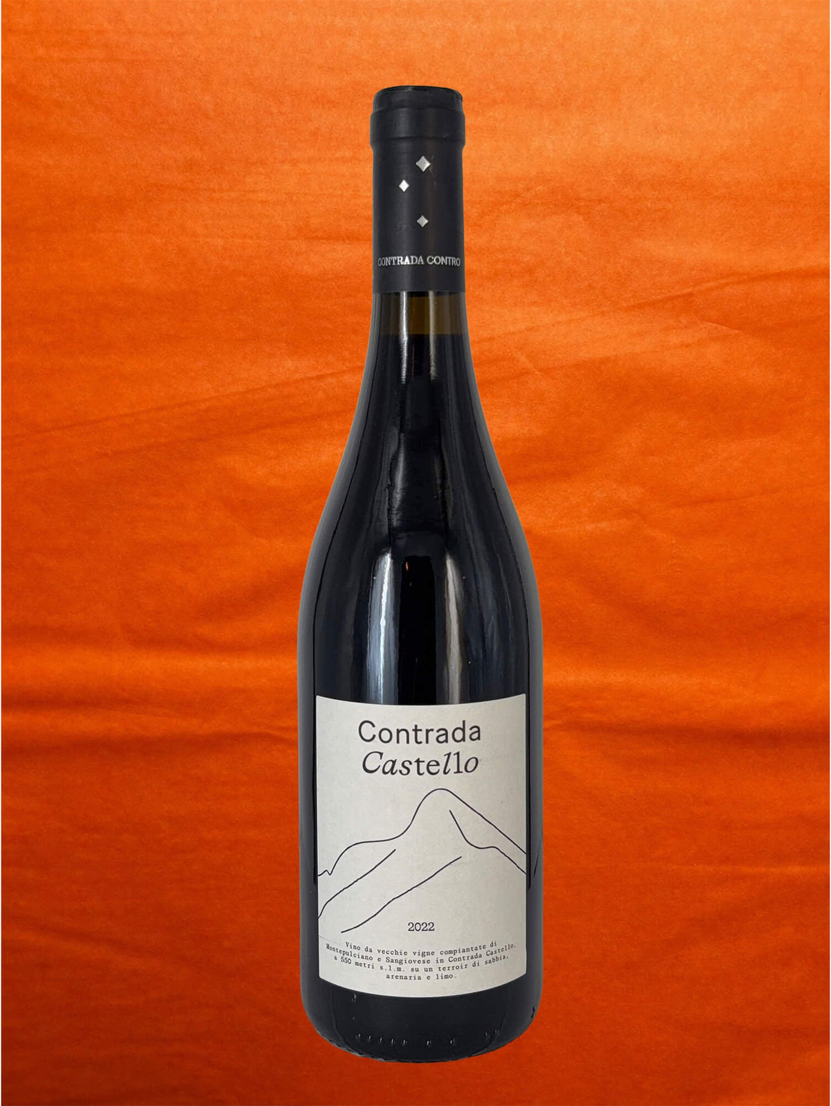 Contrada Contro 2022 Contrada Castello front label