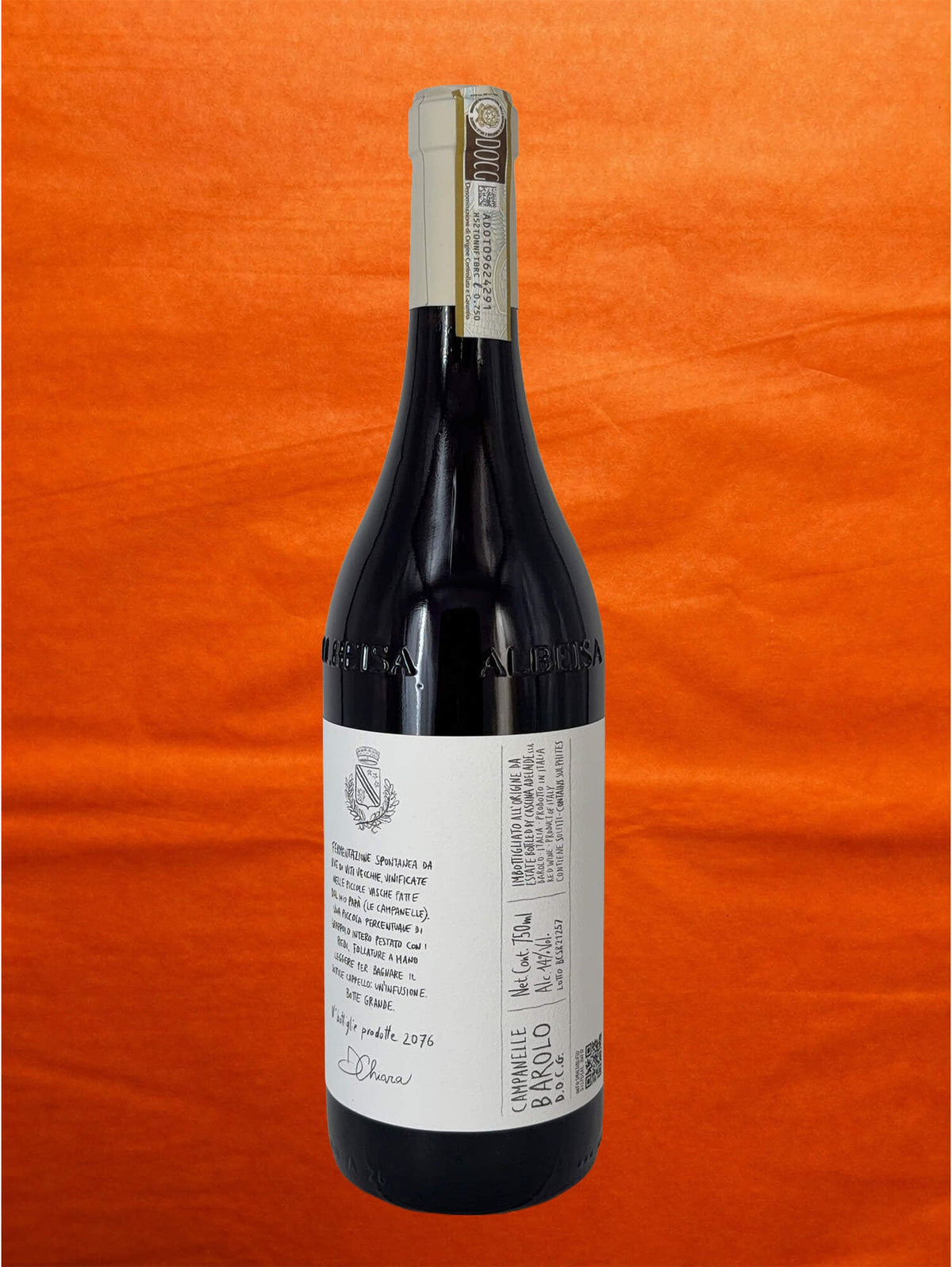 Chiara Drocco 2021 Barolo Campanelle Viti Vecchie back label