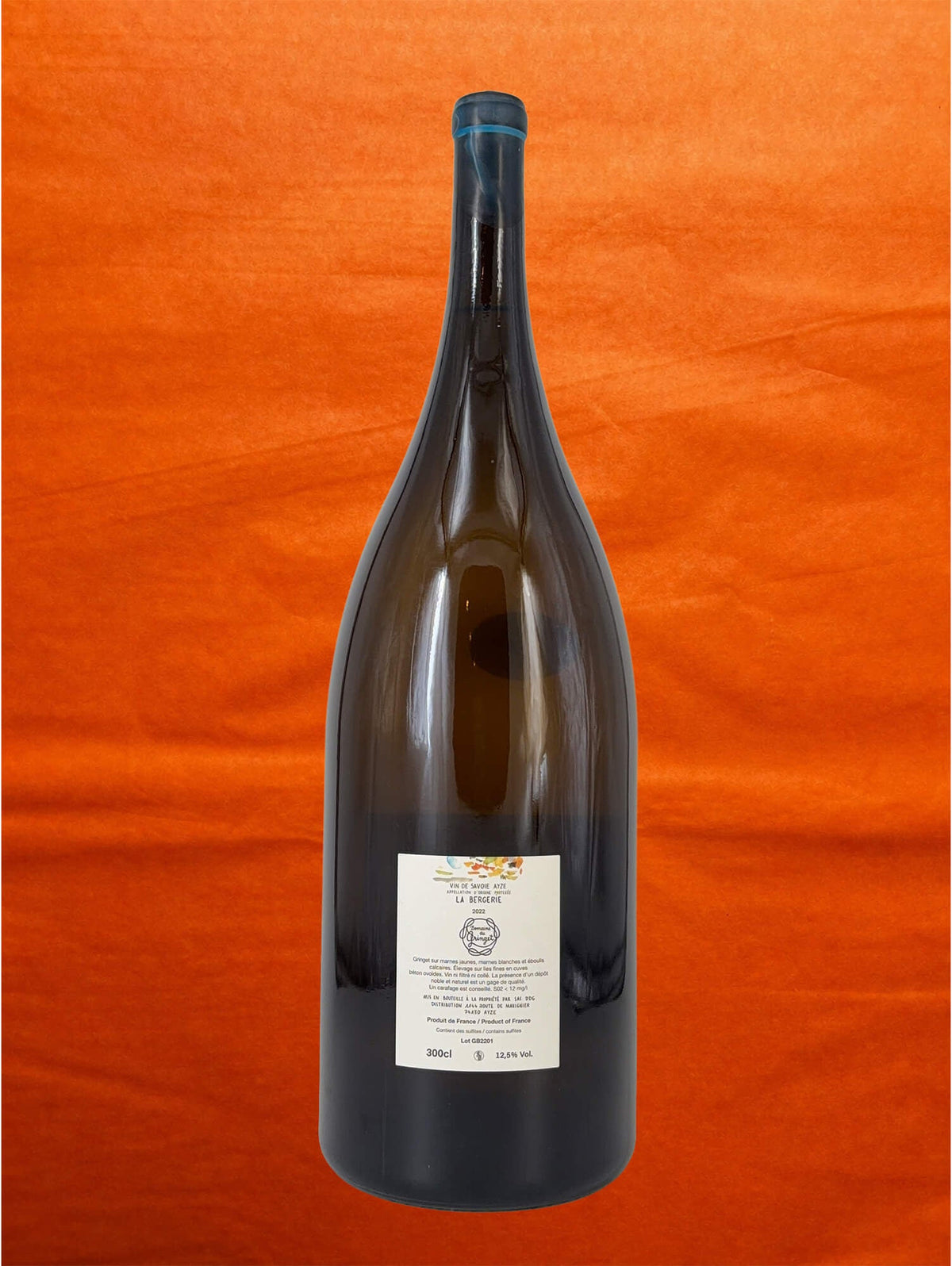 Domaine du Gringet 2022 La Bergerie JEROBAUM 3L back label