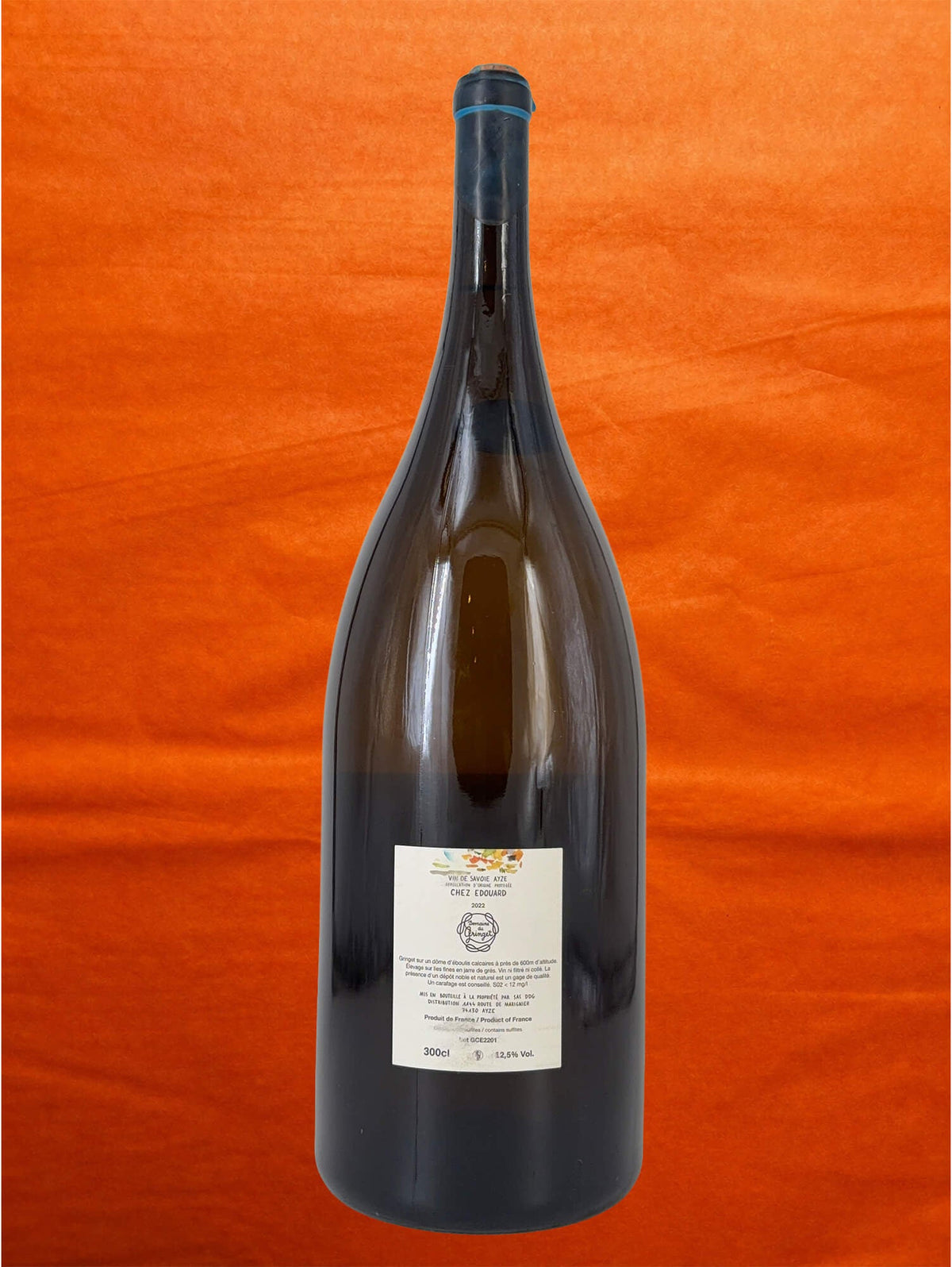 Domaine du Gringet 2022 Chez Edouard JEROBAUM 3L back label