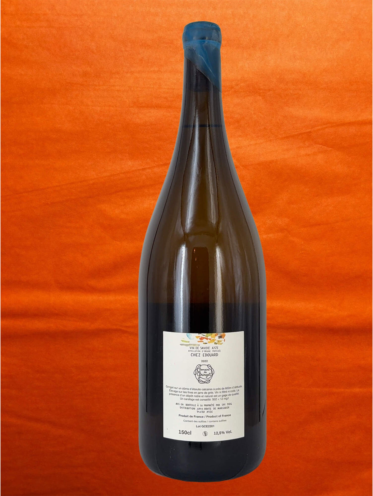 Domaine du Gringet 2022 Chez Edouard MAGNUM 1,5L back label