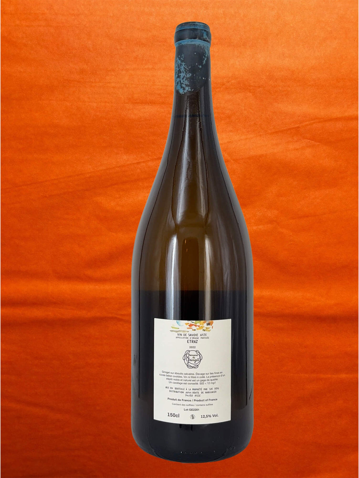 Domaine du Gringet 2022 Etraz MAGNUM 1,5L back label