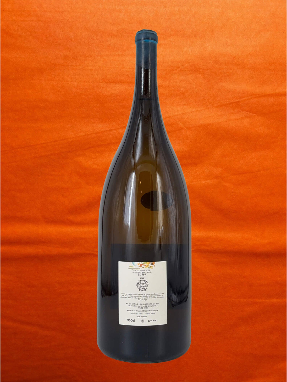 Domaine du Gringet 2022 Le Feu JEROBAUM 3L back label