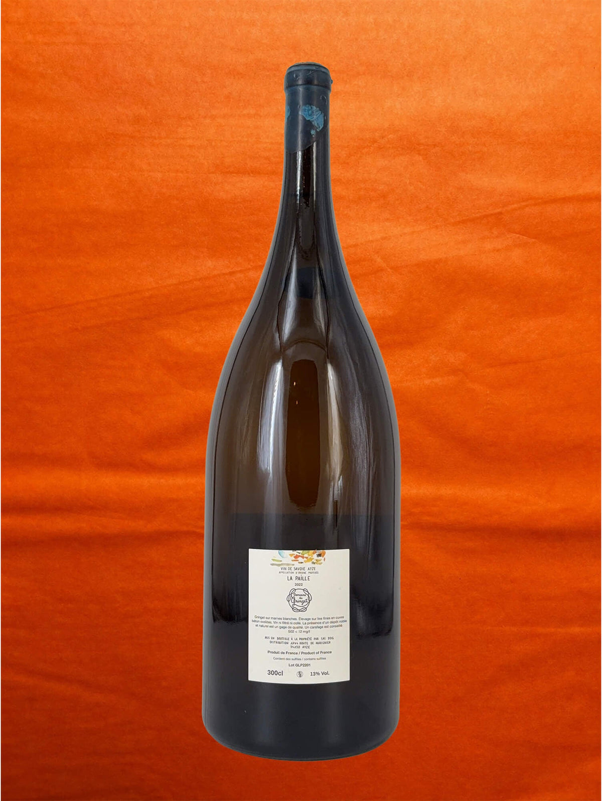 Domaine du Gringet 2022 La Paille JEROBAUM 3L back label