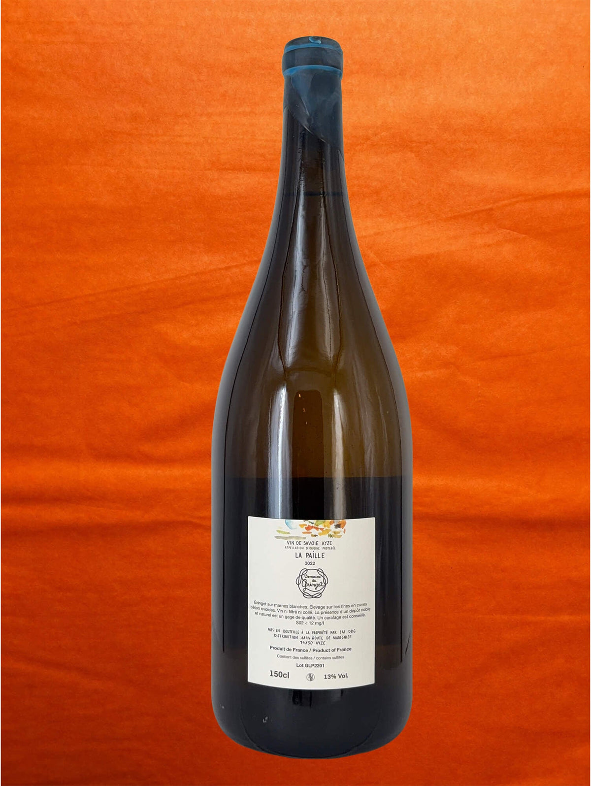 Domaine du Gringet 2022 La Paille MAGNUM 1,5L back label
