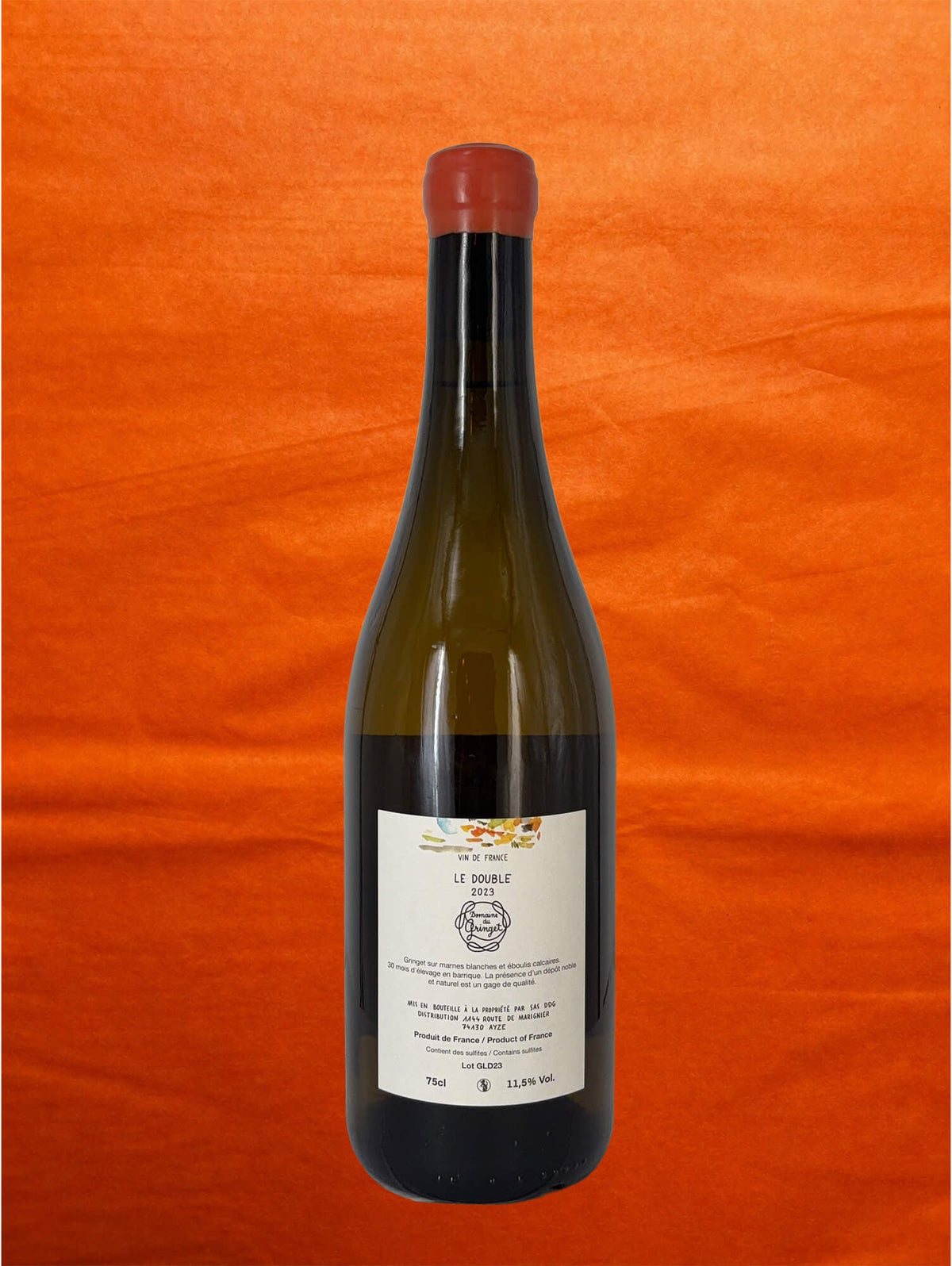 Domaine du Gringet 2023 Le Double back label
