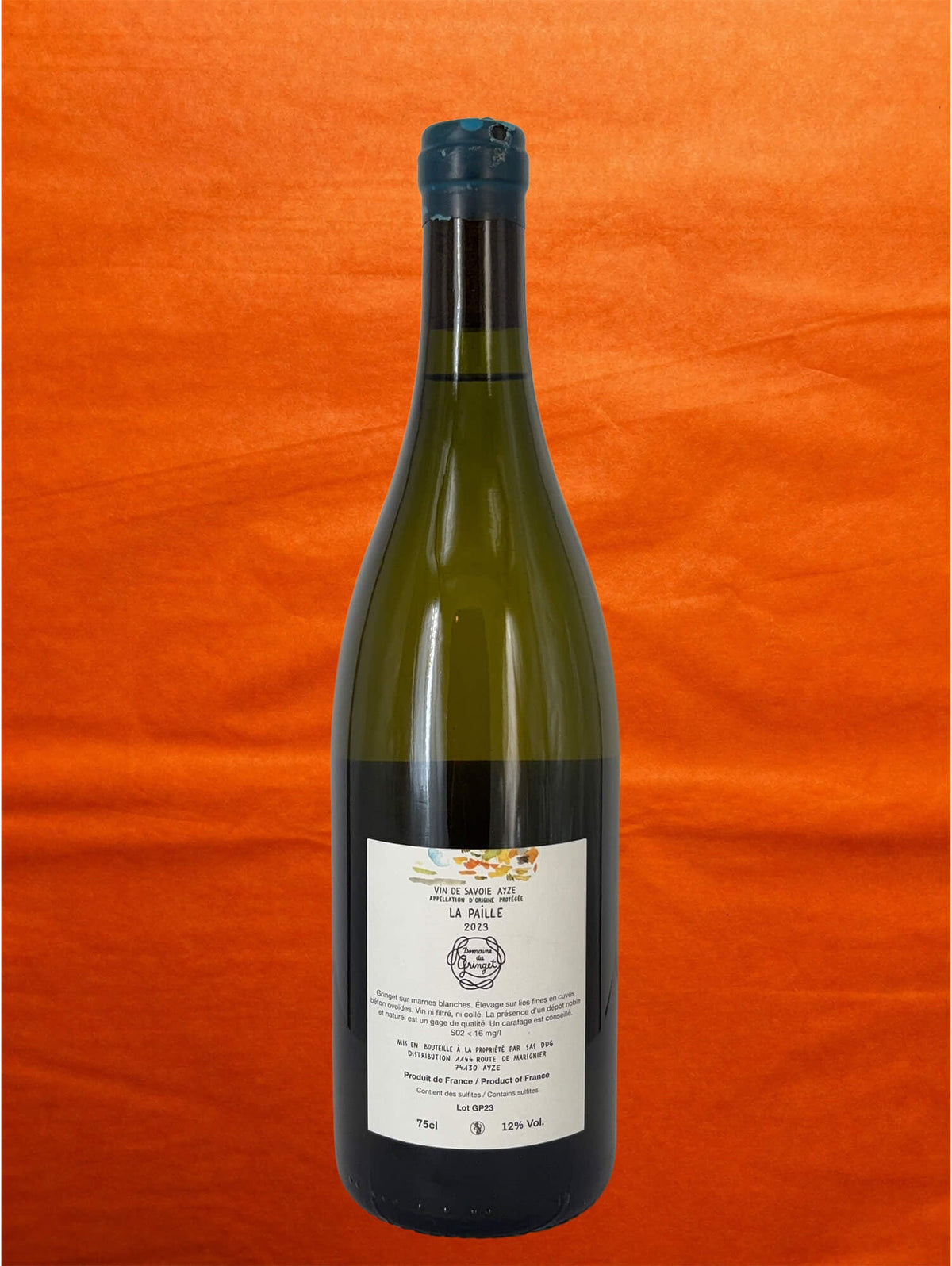 Domaine du Gringet 2023 La Paille back label