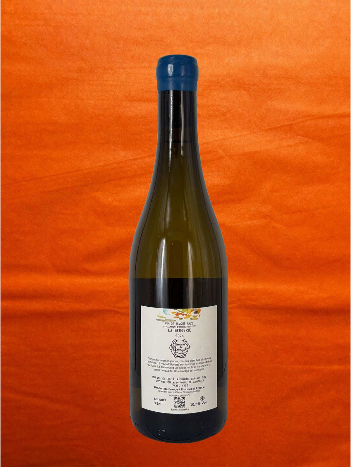 Domaine du Gringet 2024 La Bergerie back label