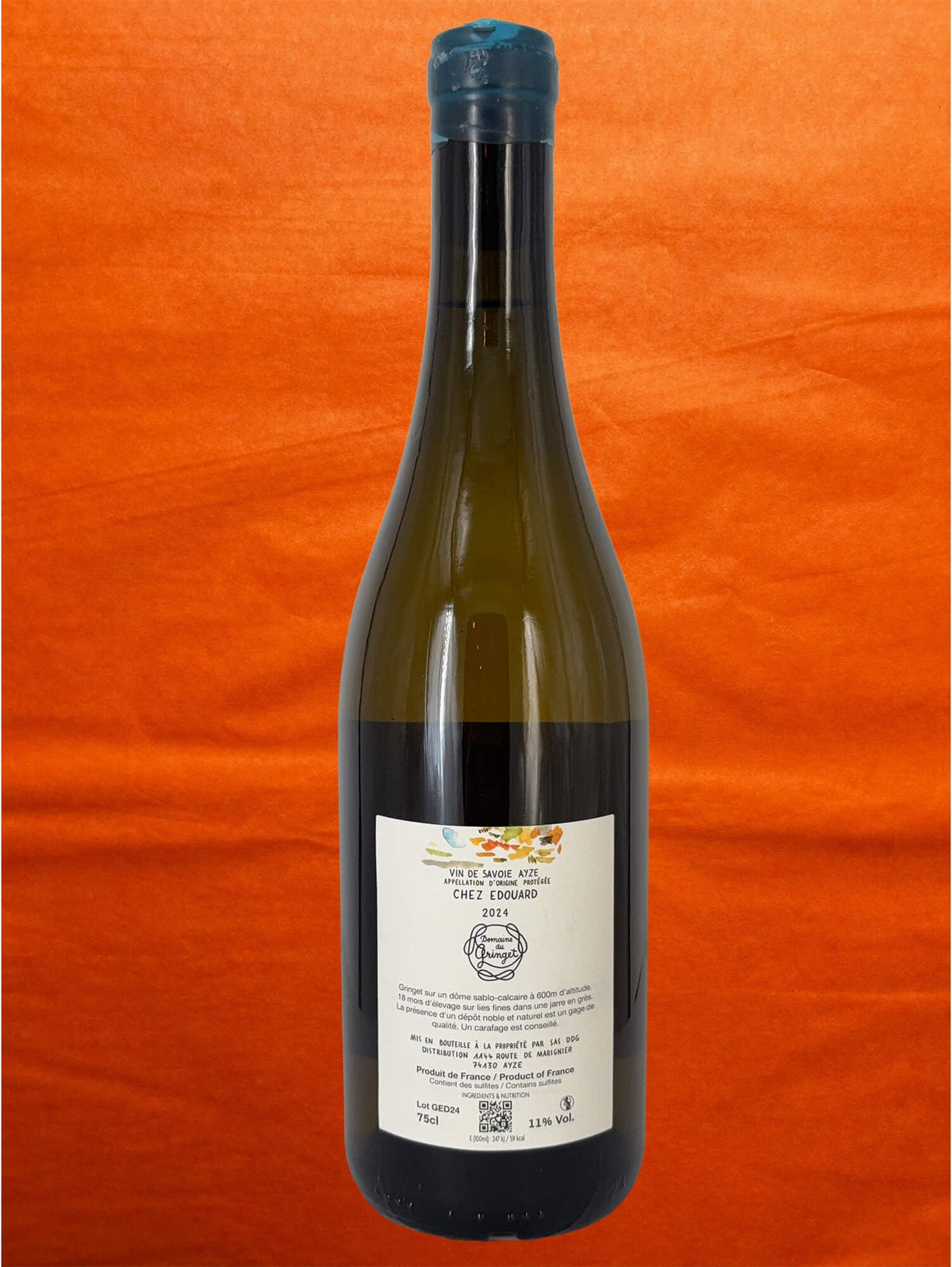 Domaine du Gringet 2024 Chez Edouard back label
