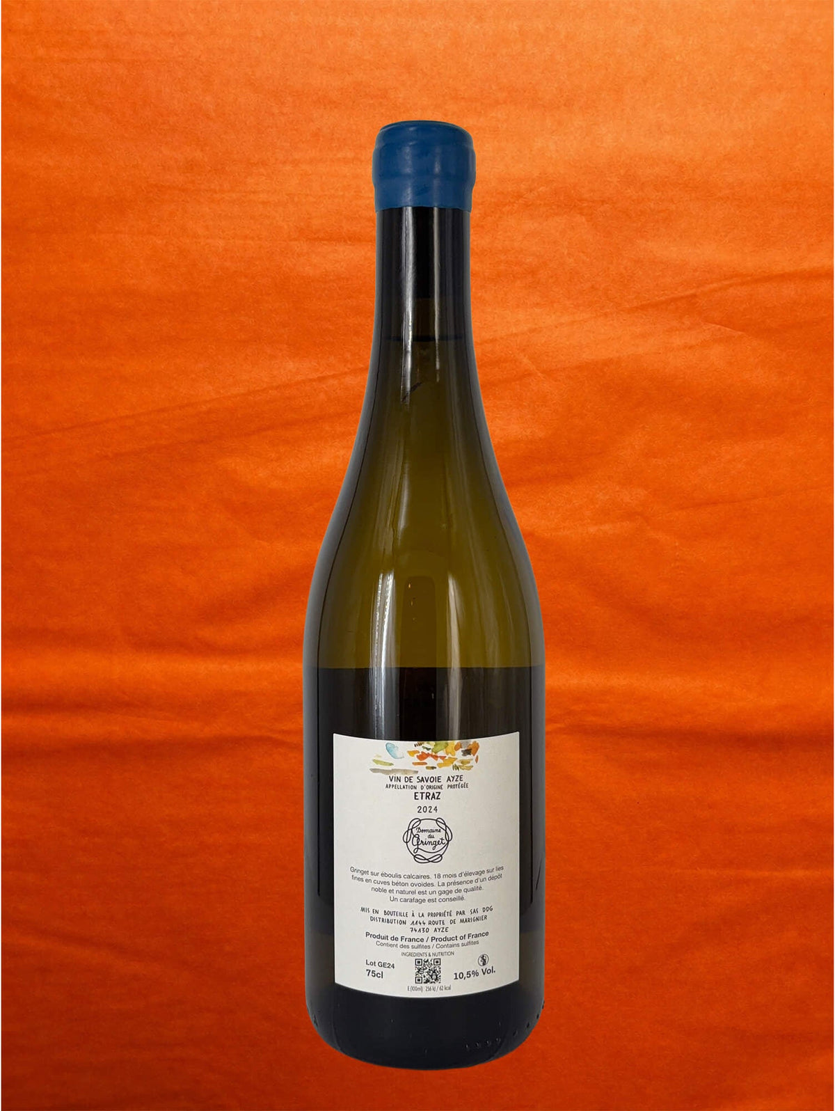 Domaine du Gringet 2024 Etraz back label