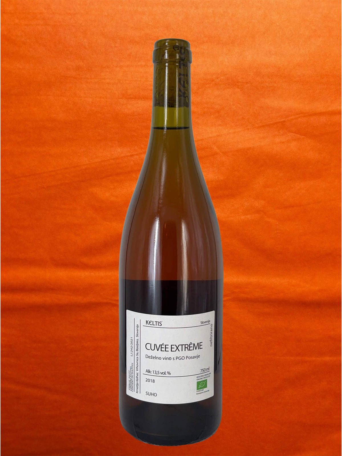 Keltis 2018 Cuvee Extreme back label