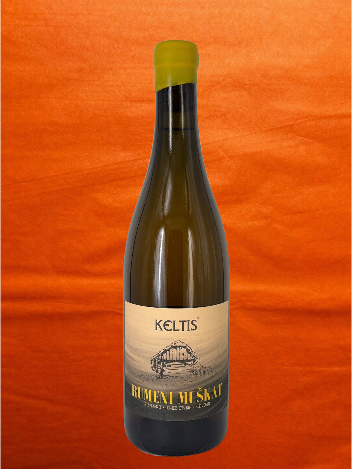 Keltis 2022 Rumeni Muskat front label