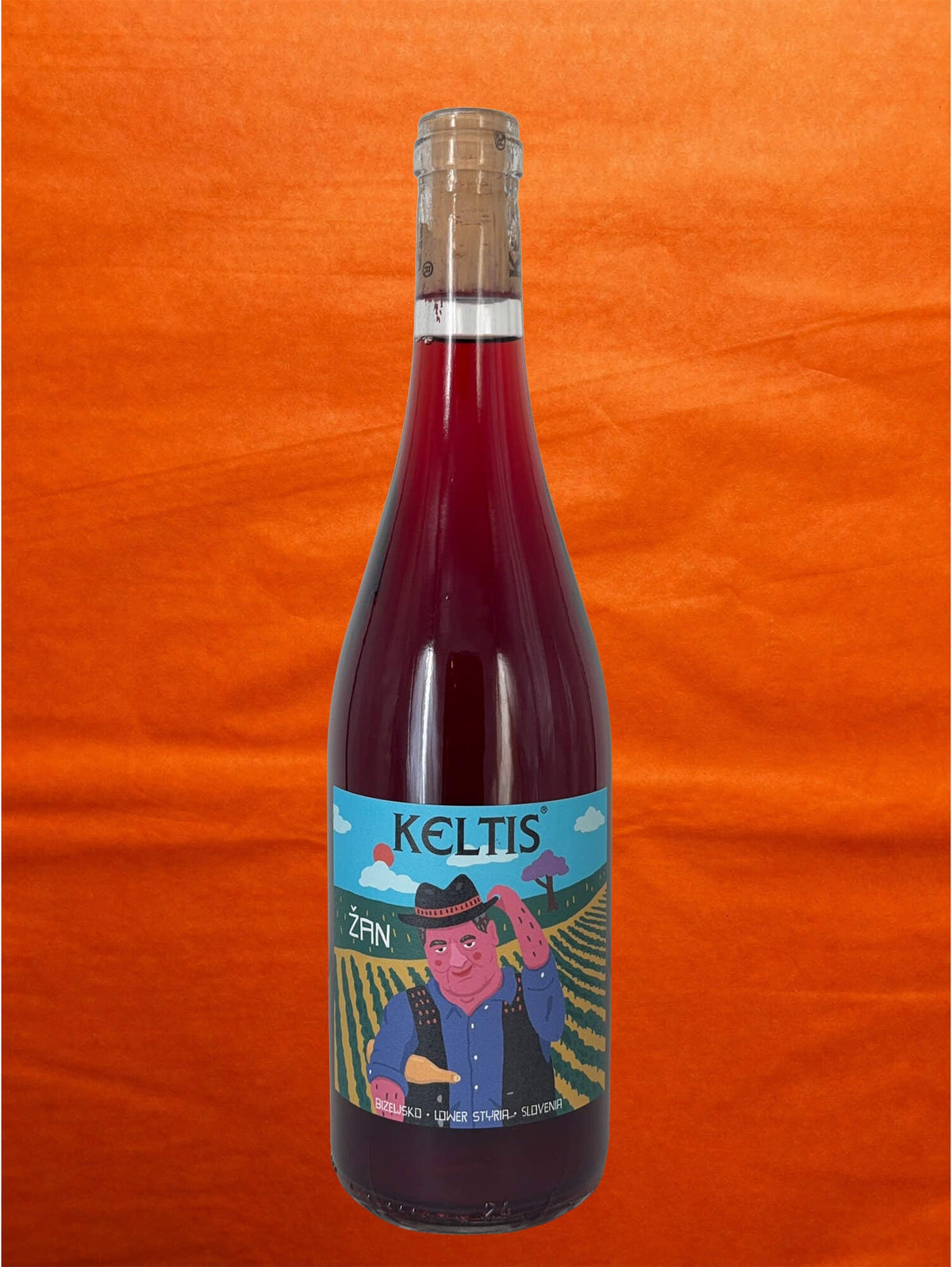 Keltis 2022 Žan Red front label