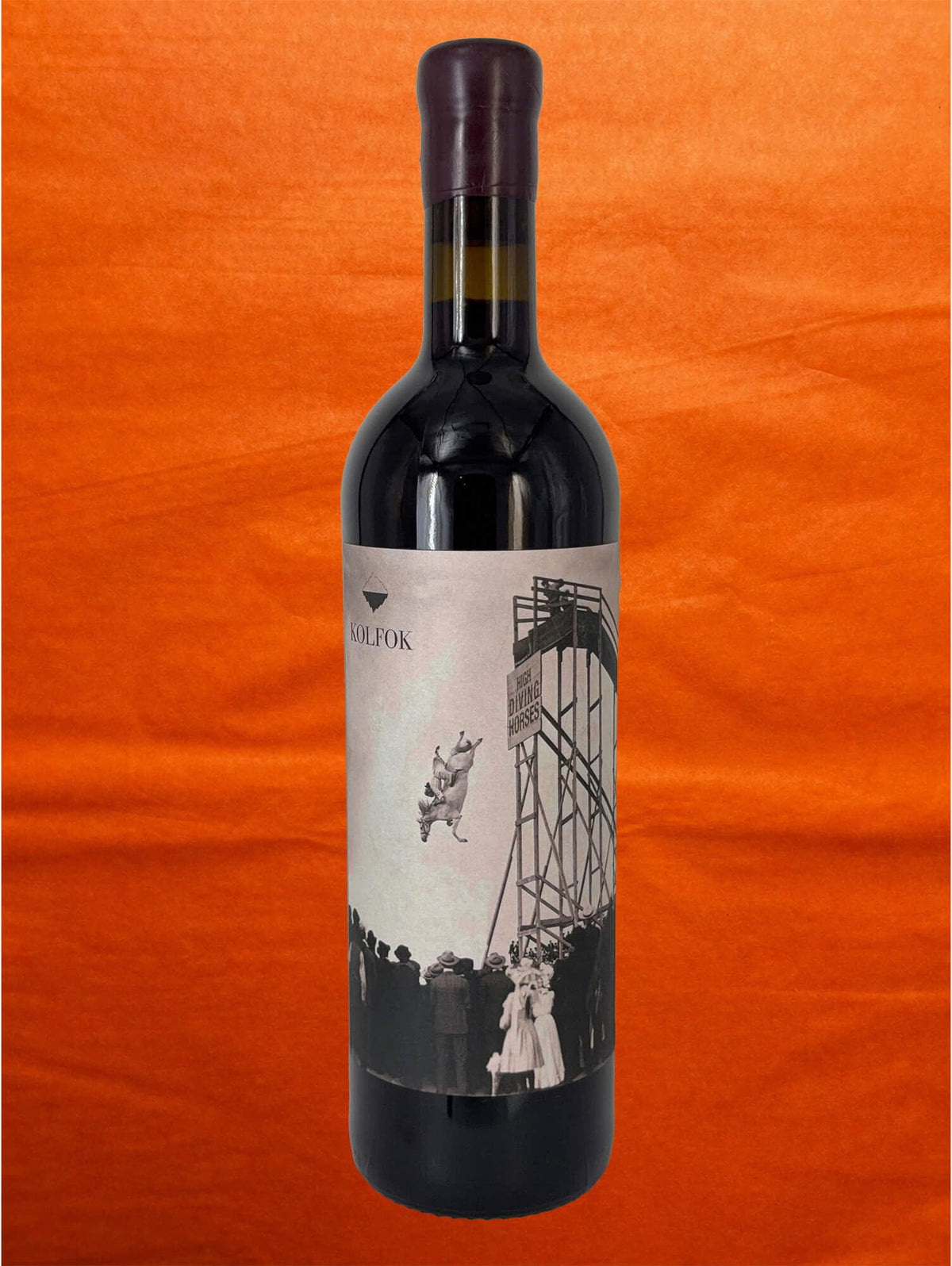 Kolfok 2021 High Diving Horse front label
