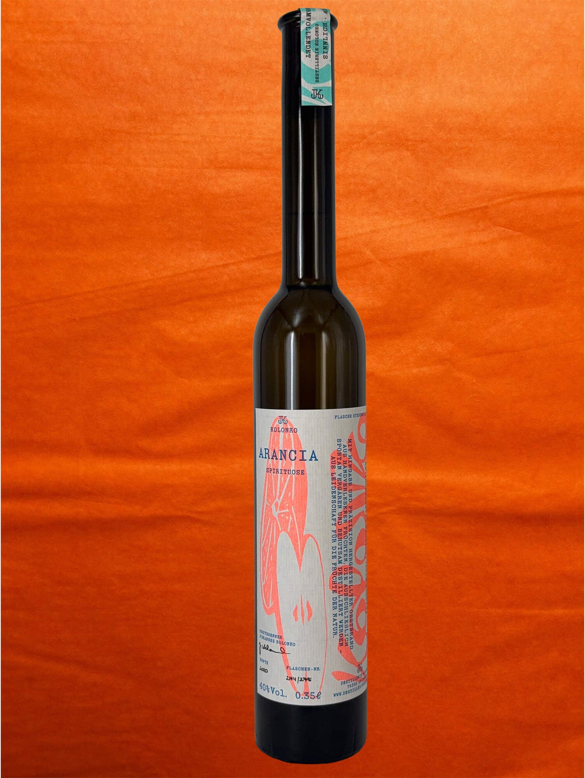 Destillerie Kolonko ARANCIA Spirituose front label