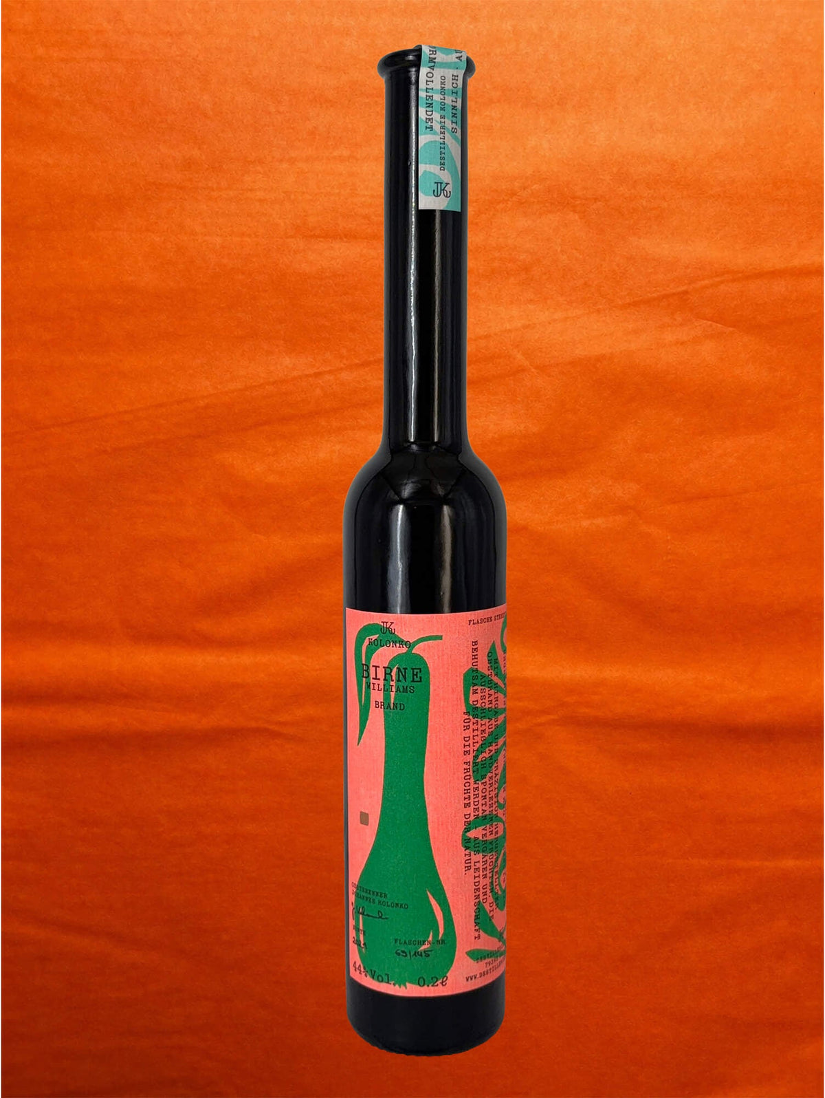 Destillerie Kolonko BIRNE Williams front label