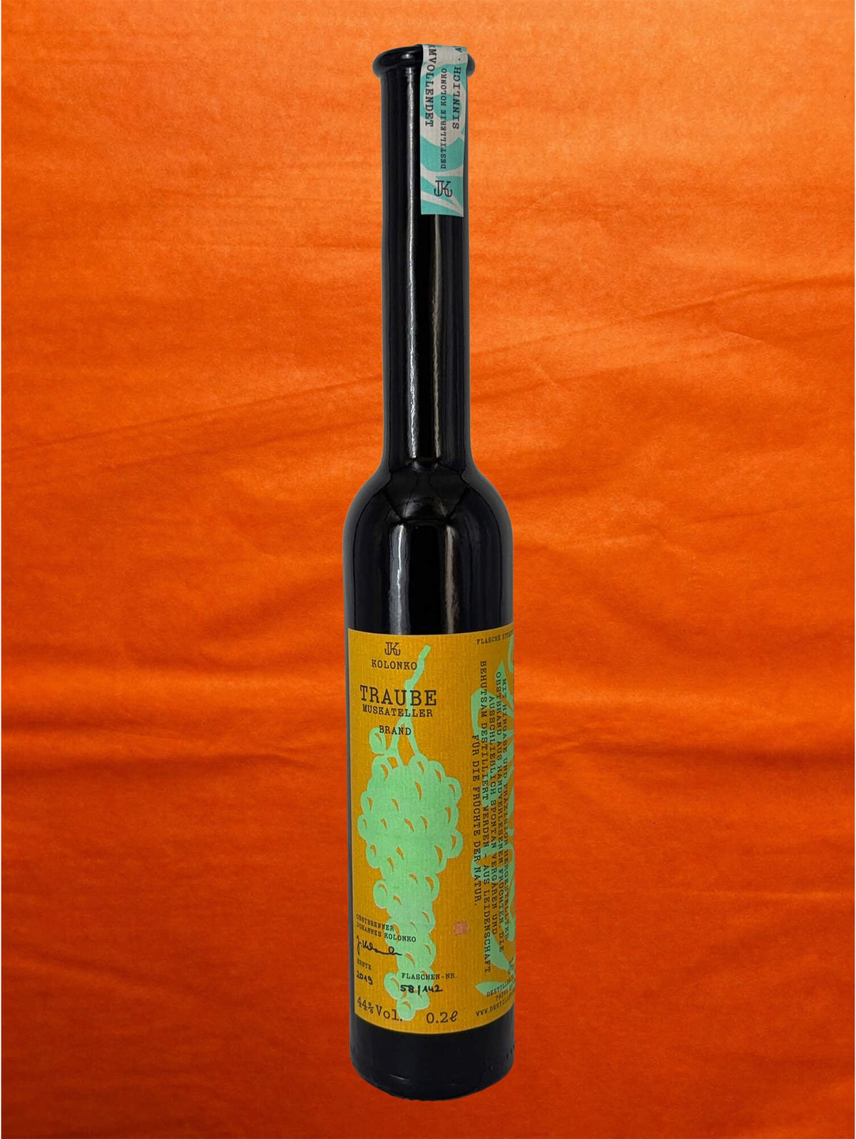 Destillerie Kolonko TRAUBE Muskateller front label