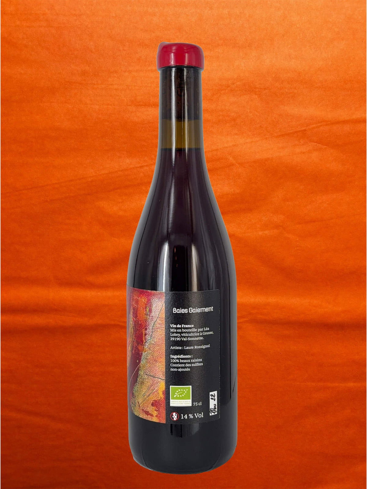 Léa Lobry 2022 Baies Gaiement back label