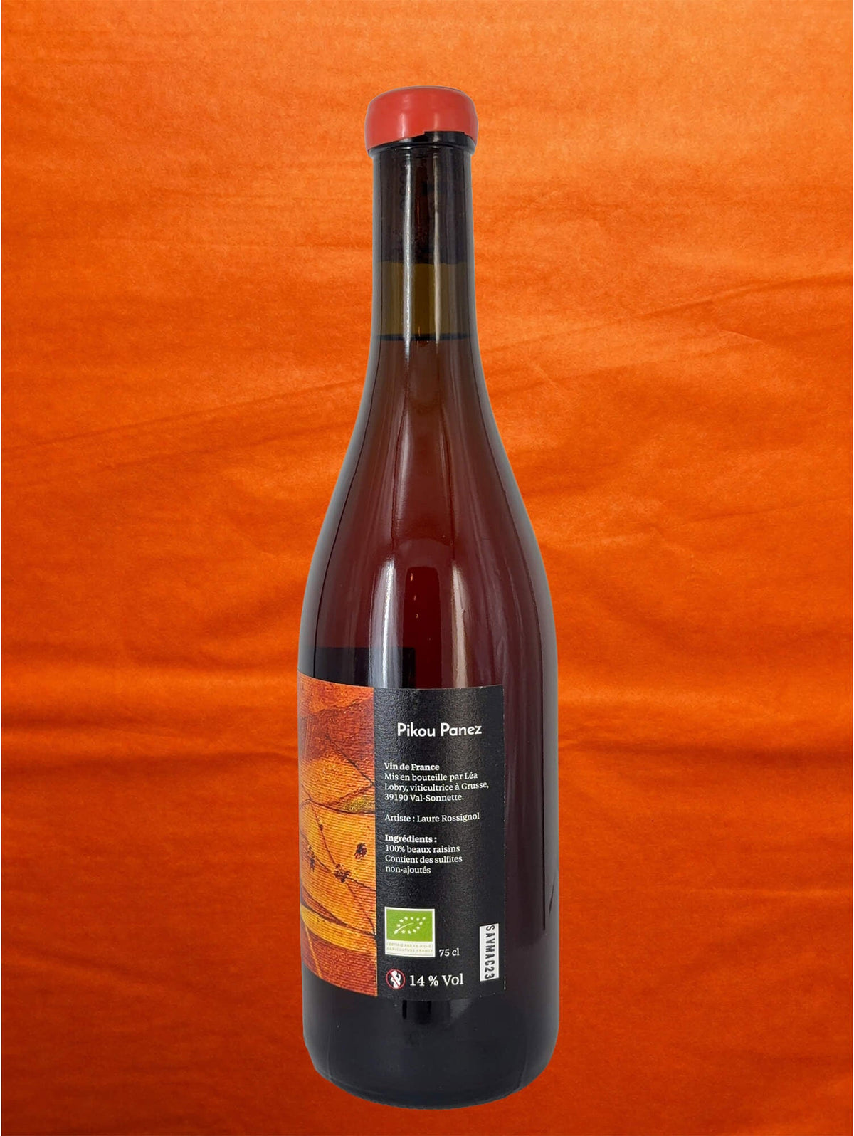 Léa Lobry 2023 Pikou Panez back label