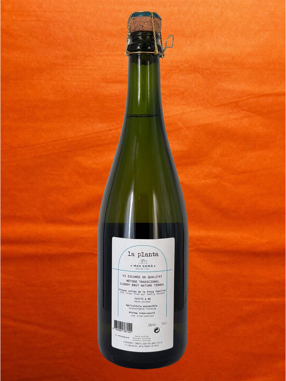 Mas Gomà NV(24) La Planta back label