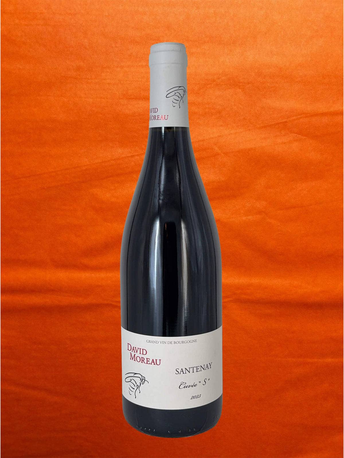 David Moreau 2023 Santenay Rouge 'Cuvée S' front label