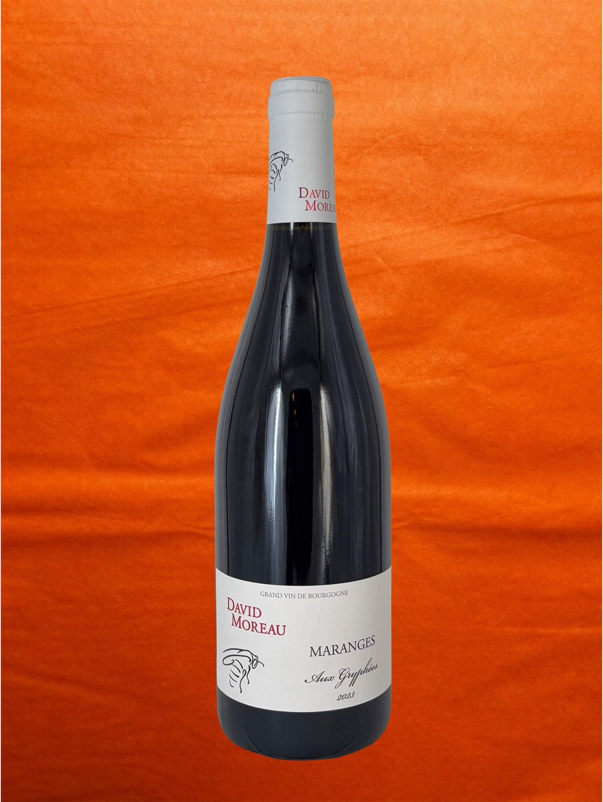 David Moreau 2023 Maranges 'Les Gryphées' front label