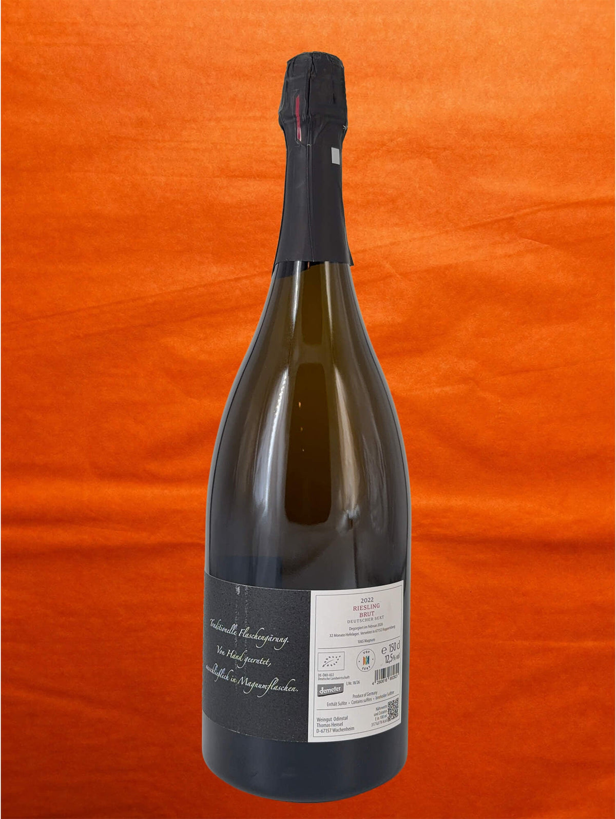 Weingut Odinstal 2022 MMXXII Brut Sekt MAGNUM 1,5L back label