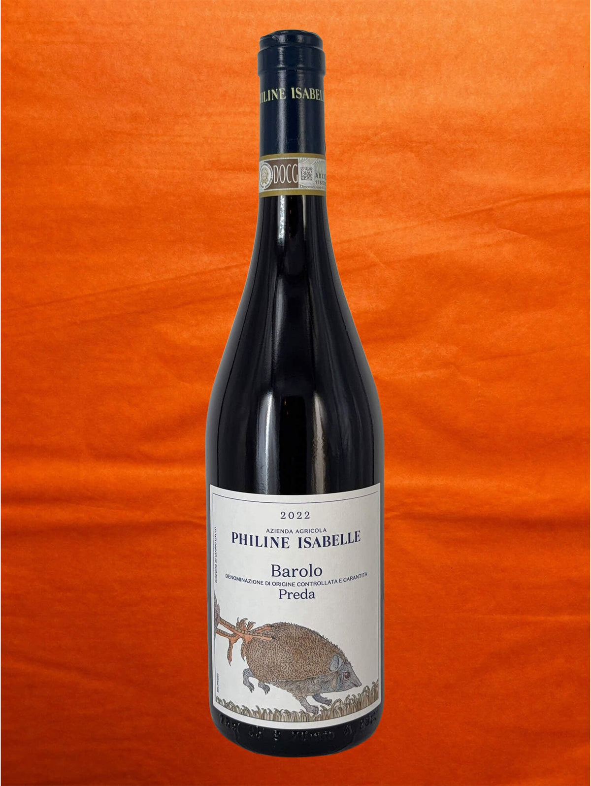 Philine Isabelle 2022 Barolo Preda front label