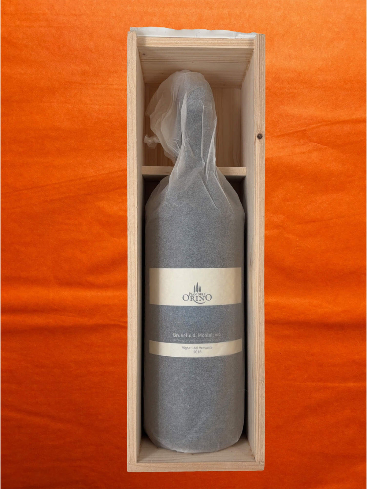 Pian Dell'Orino 2018 Brunello 'Vigneti Del Versante' MAGNUM 1,5L front label