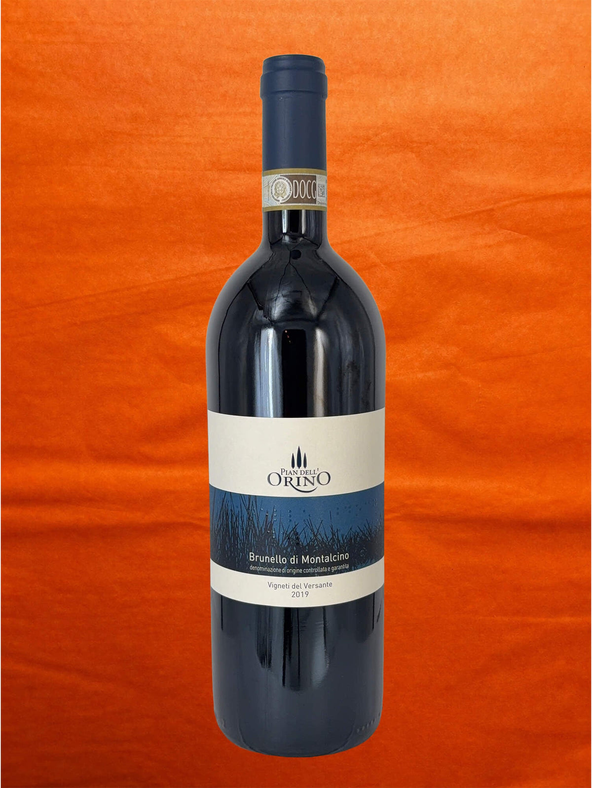 Pian Dell'Orino 2019 Brunello 'Vigneti Del Versante' front label