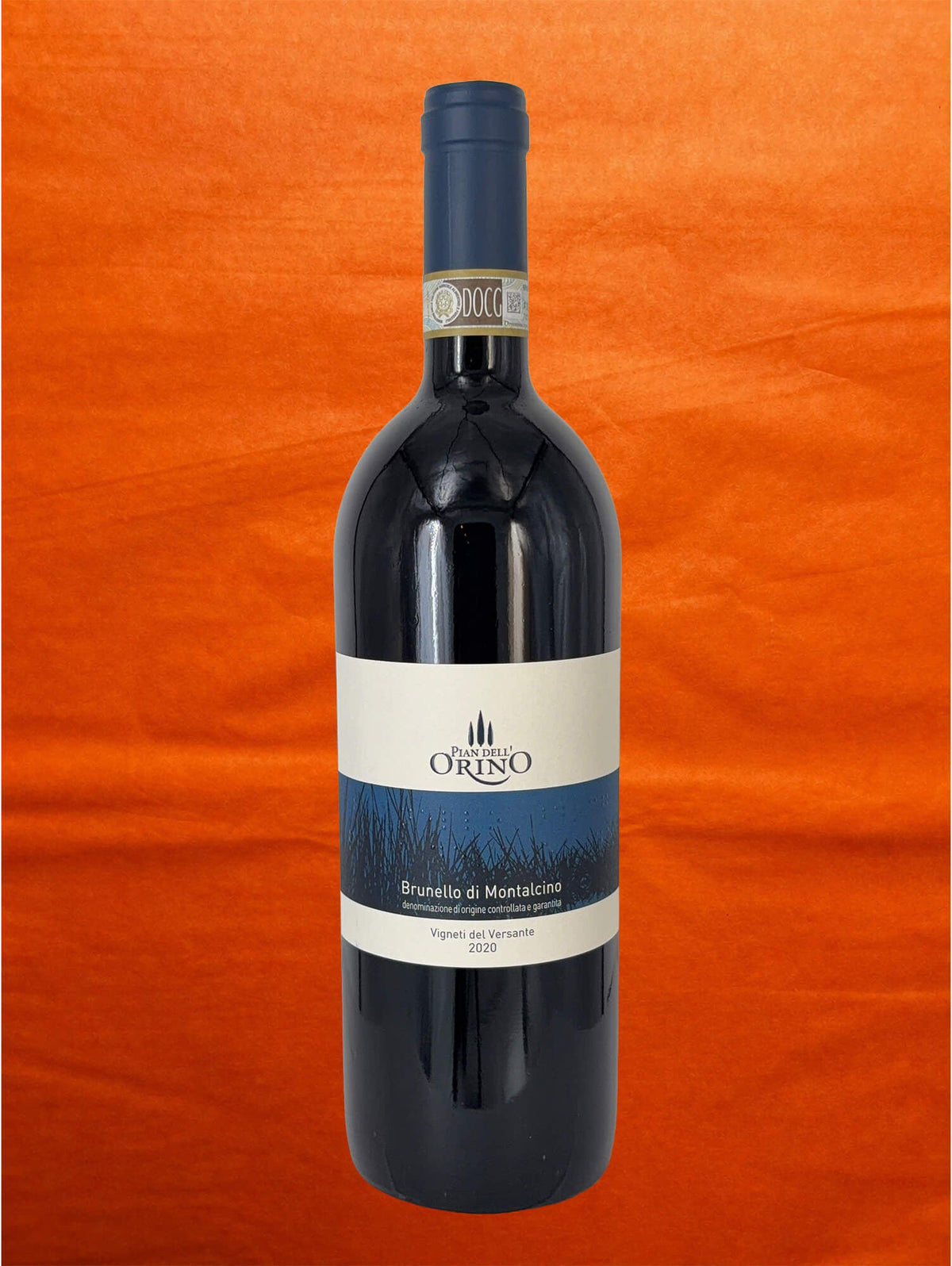 Pian Dell'Orino 2020 Brunello 'Vigneti Del Versante' front label