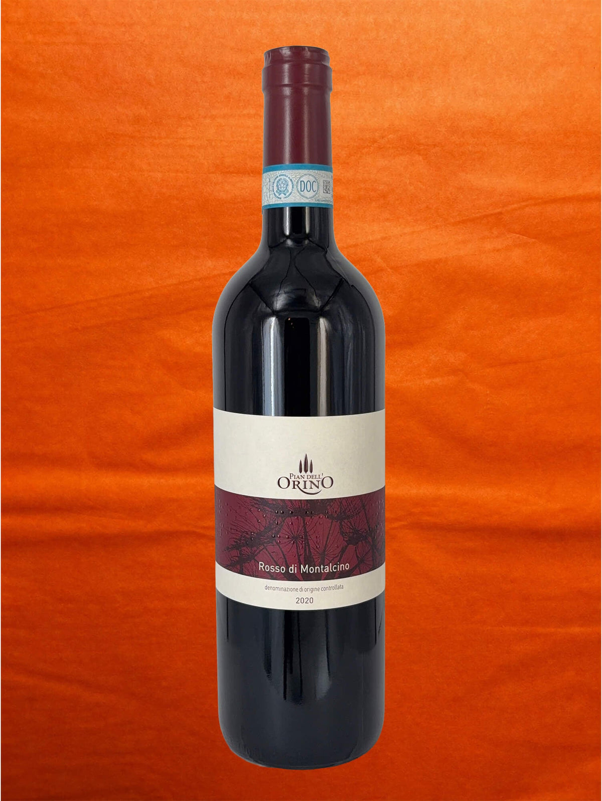 Pian Dell'Orino 2020 Rosso di Montalcino DOC front label