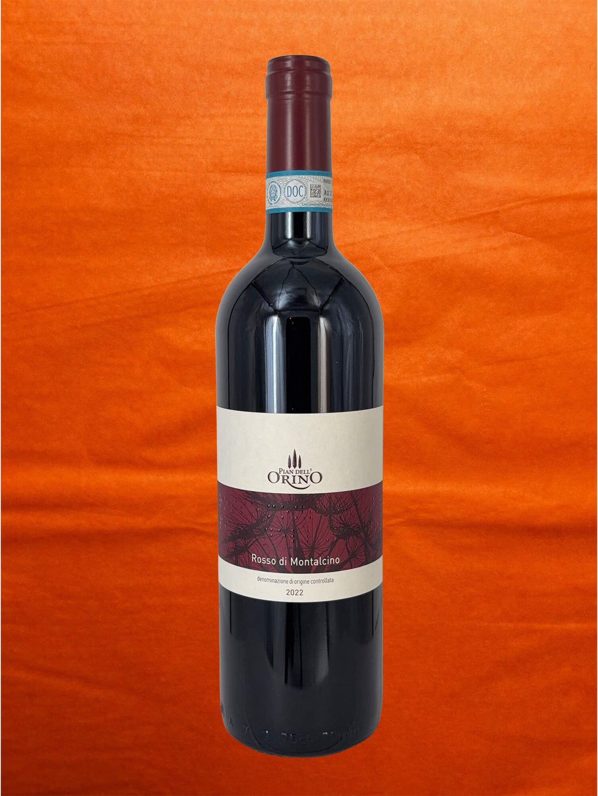 Pian Dell'Orino 2022 Rosso di Montalcino DOC front label