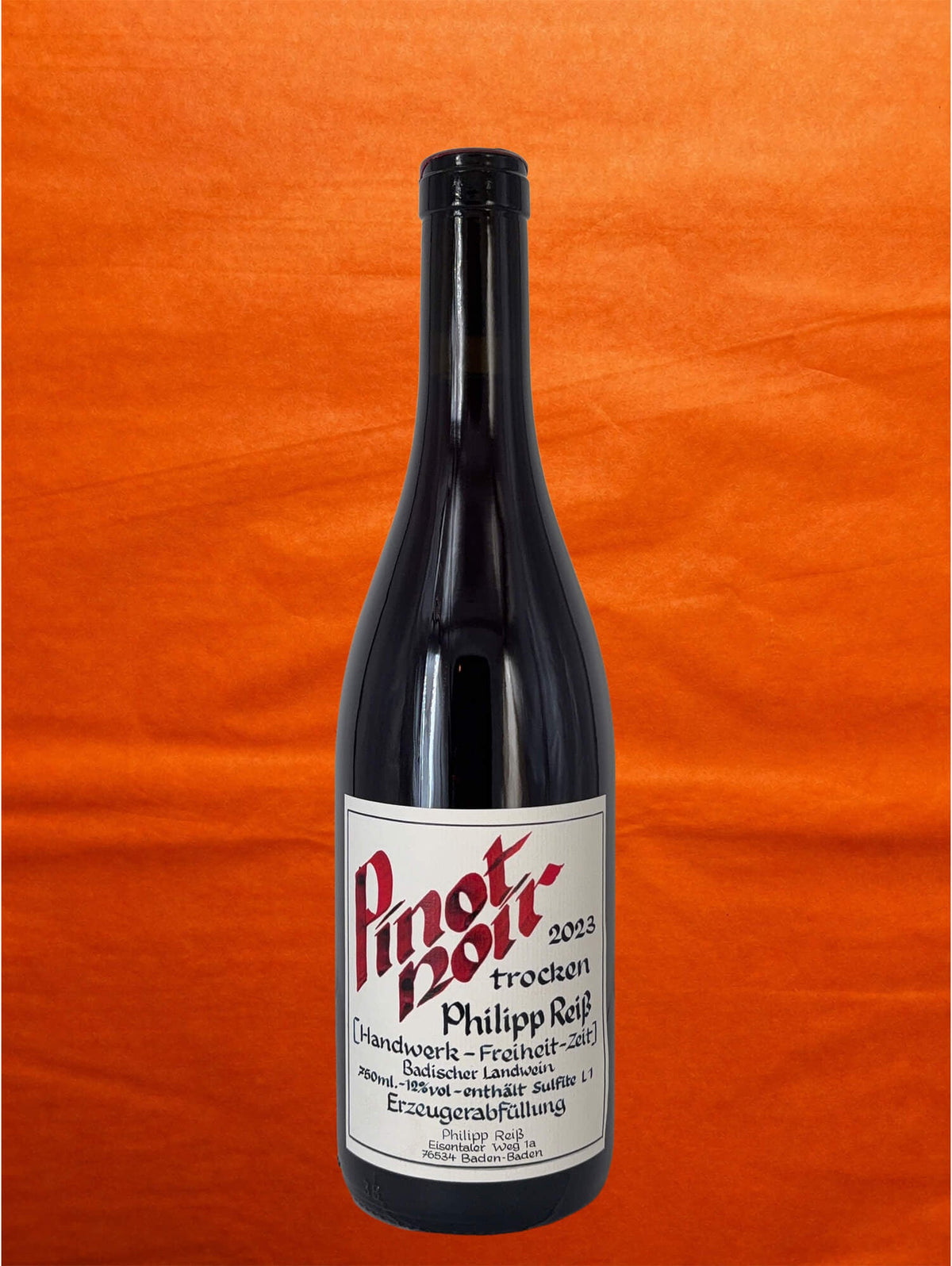 Philipp Reiss 2023 Pinot Noir front label