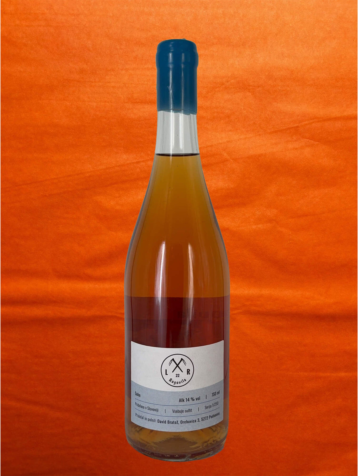 Rogovila 2022 Lazki Rizling back label