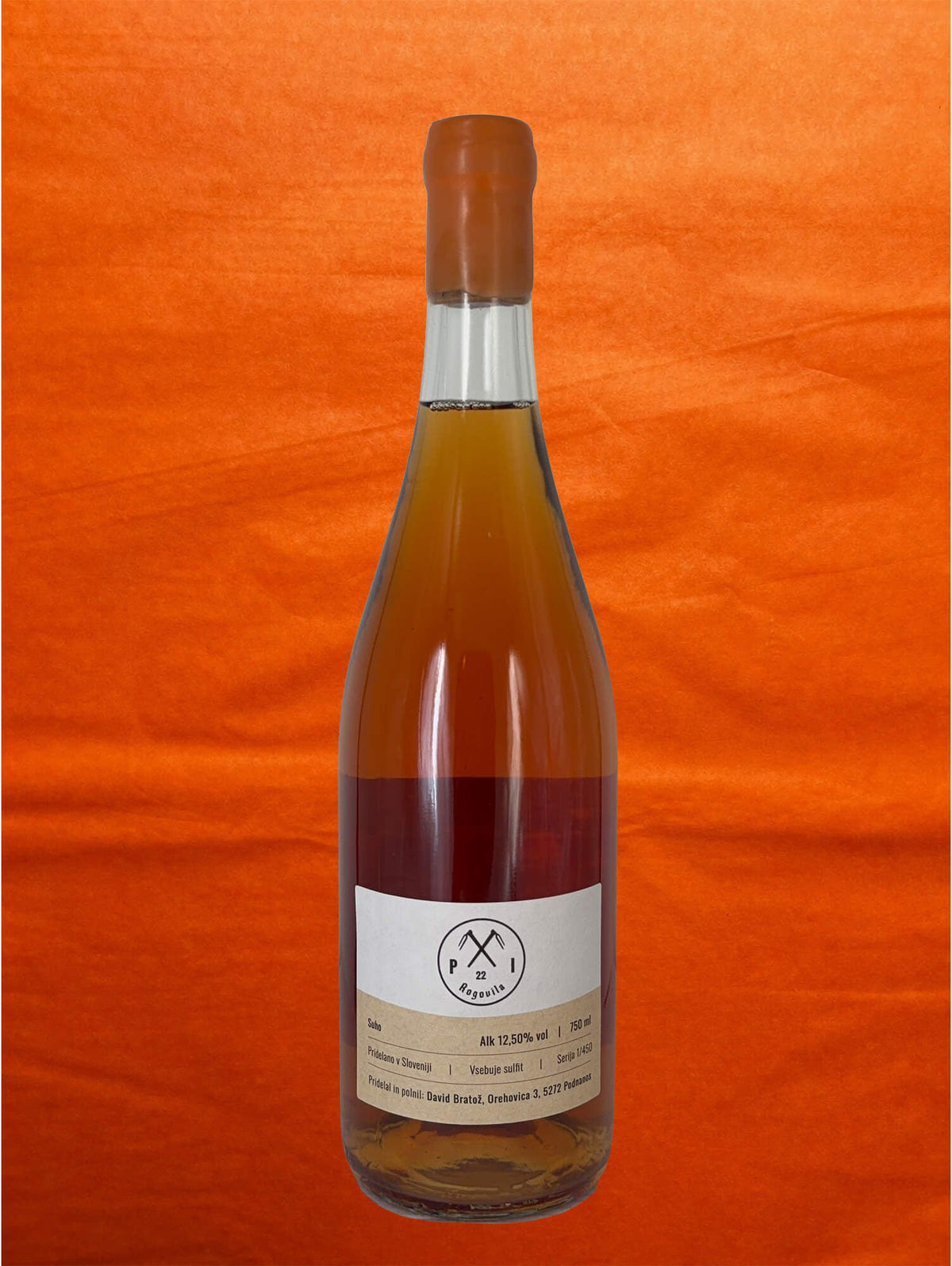 Rogovila 2022 Pinela back label