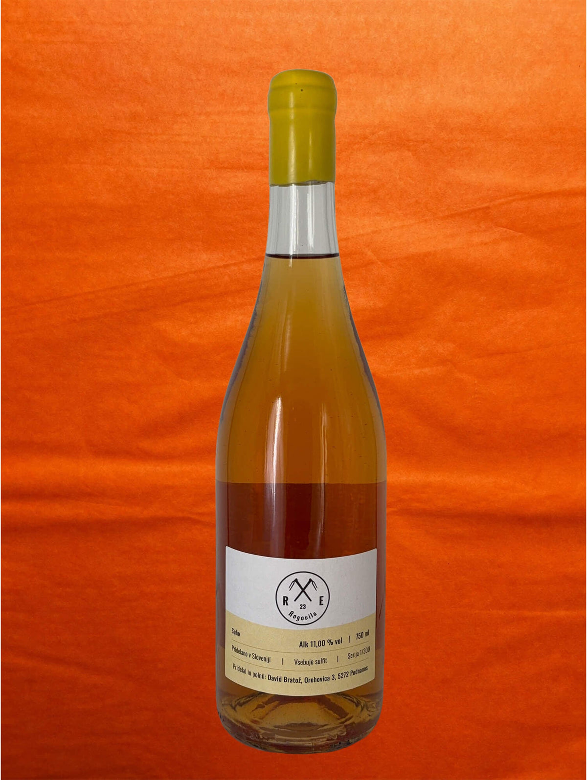 Rogovila 2023 Rebula back label