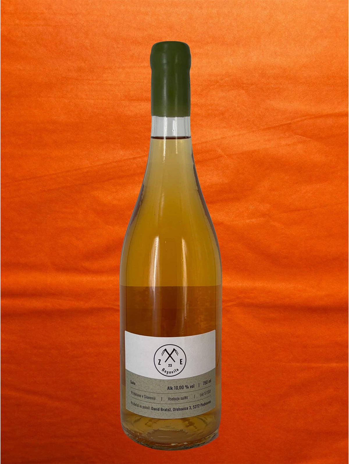 Rogovila 2023 Zelen back label