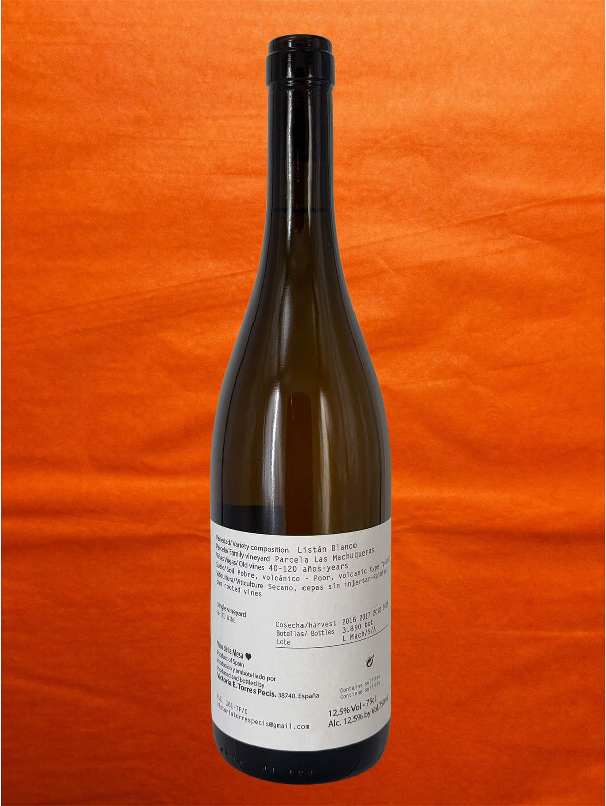 Victoria Torres Pecis 2016-2019 Las Machuqueras back label