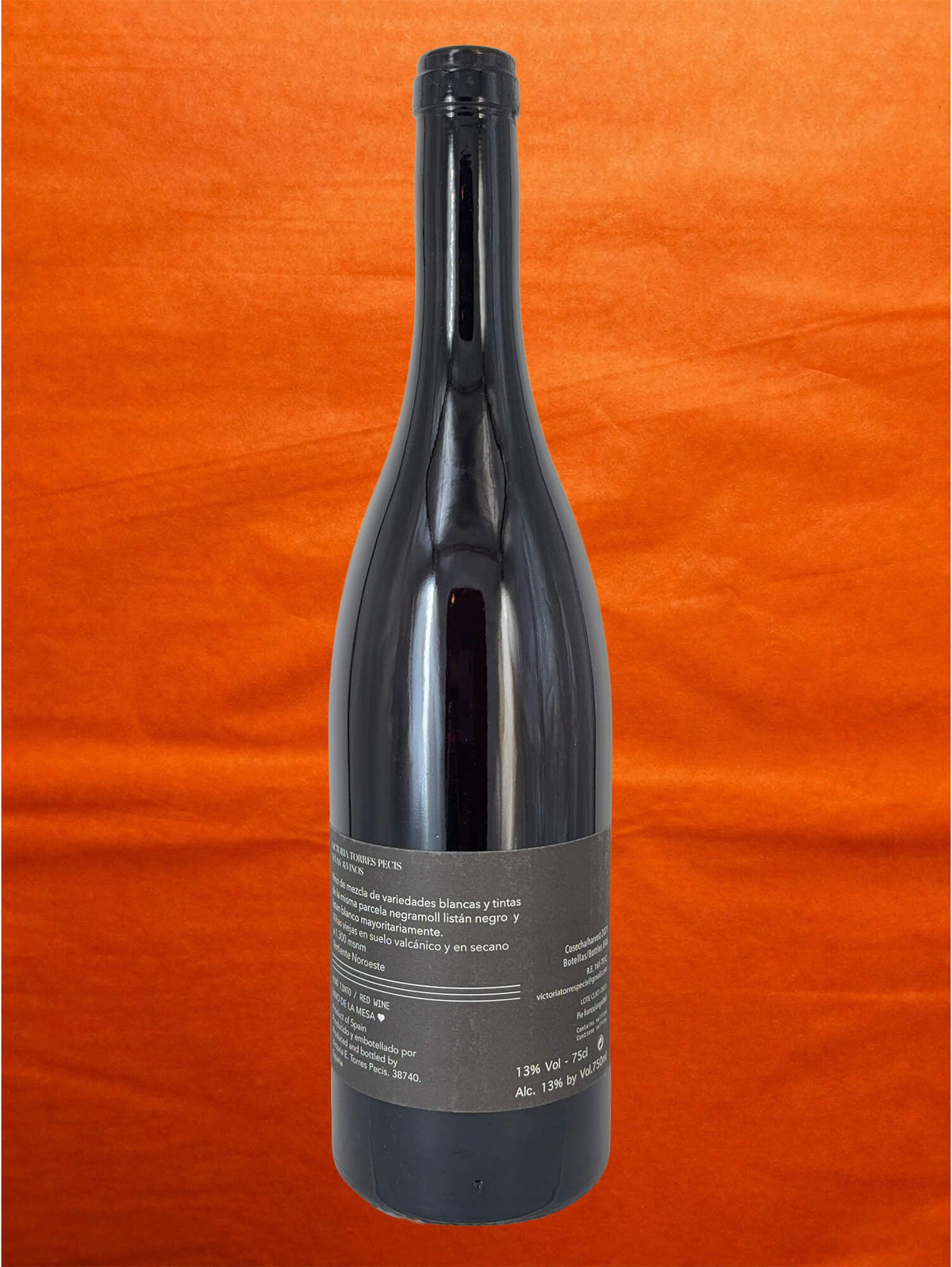 Victoria Torres Pecis 2021 Clarete Noroeste back label