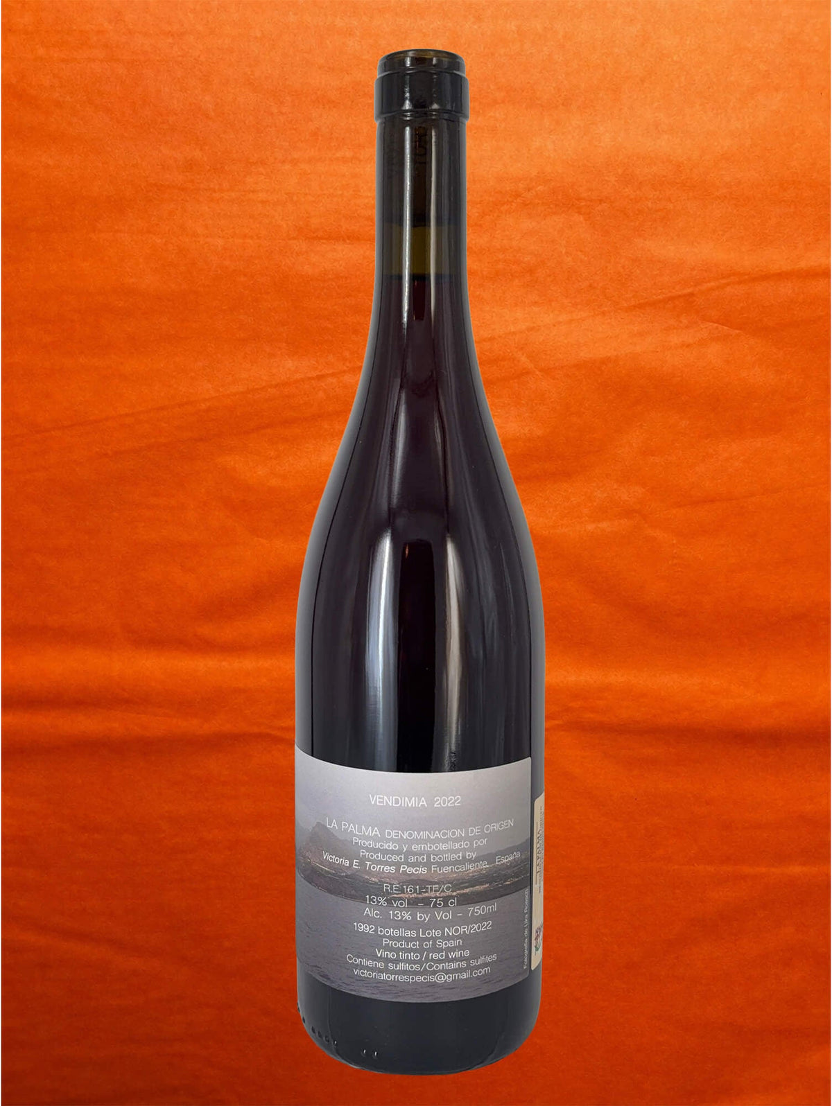 Victoria Torres Pecis 2022 Noroeste back label