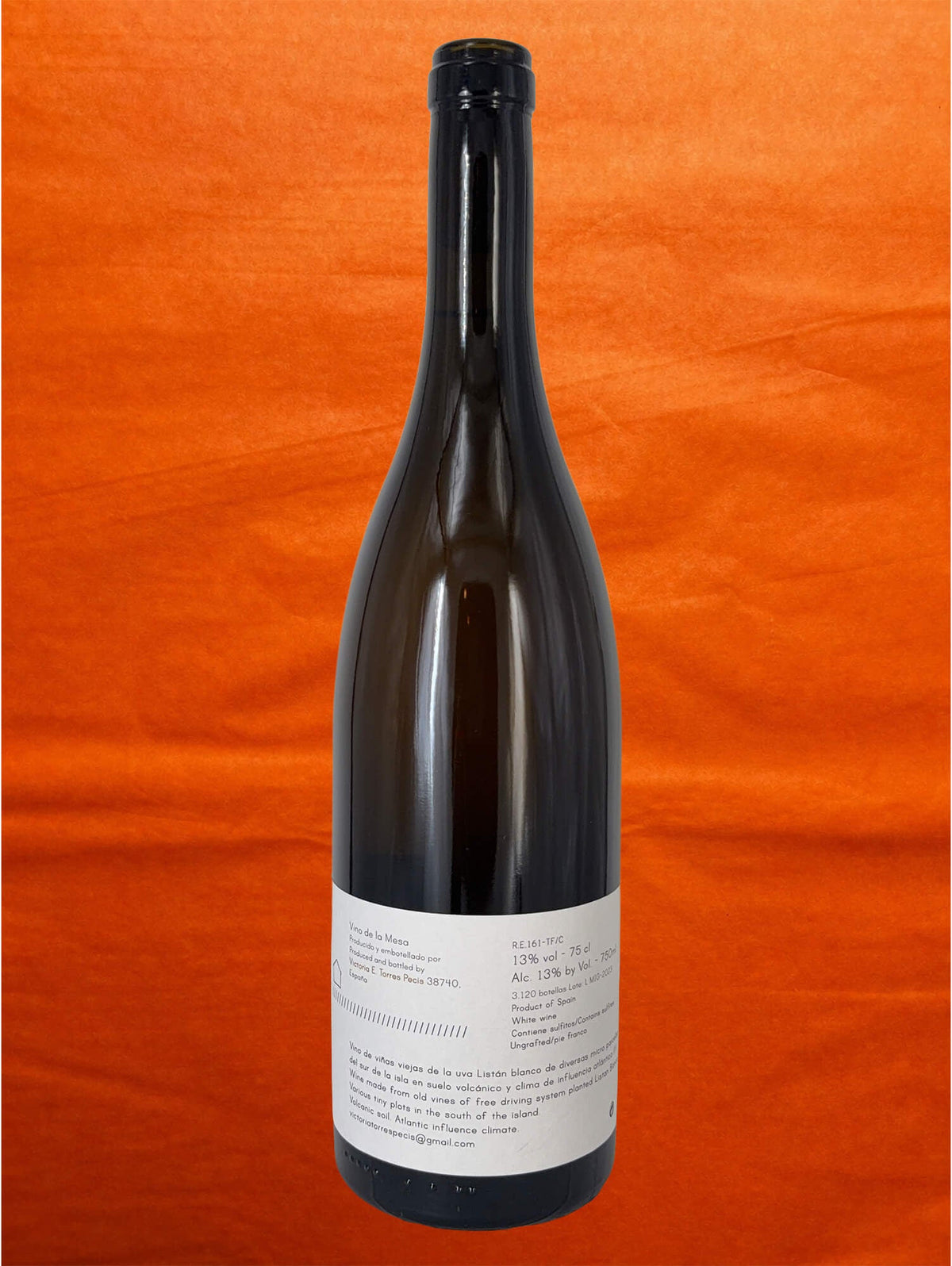 Victoria Torres Pecis 2023 Las Migas back label