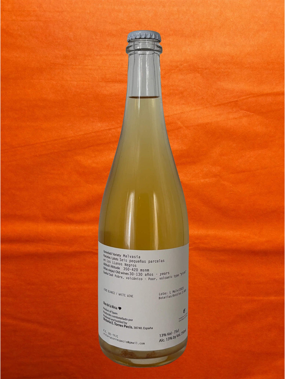 Victoria Torres Pecis 2023 Malvasía Piezas N4 front label