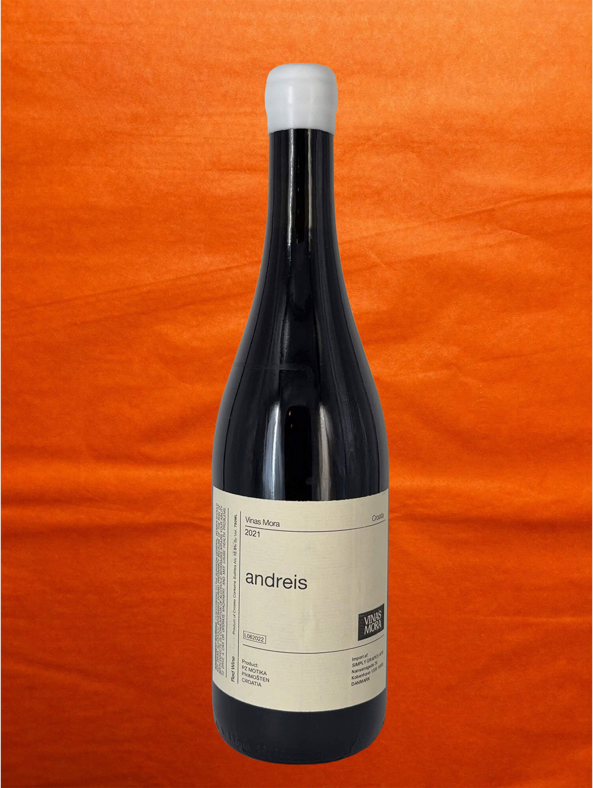 Vinas Mora 2021 Andreis back label