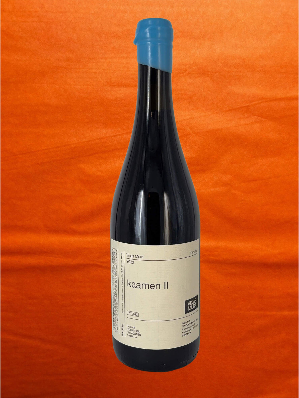 Vinas Mora 2022 Kaamen II back label