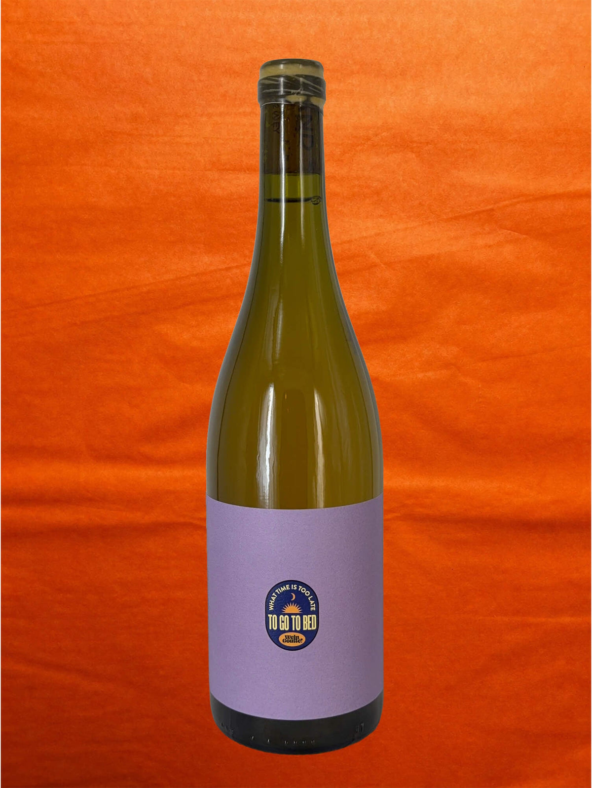 Wein Goutte 2023 WHAT TIME IS TO LATE TO GO TO BED front label